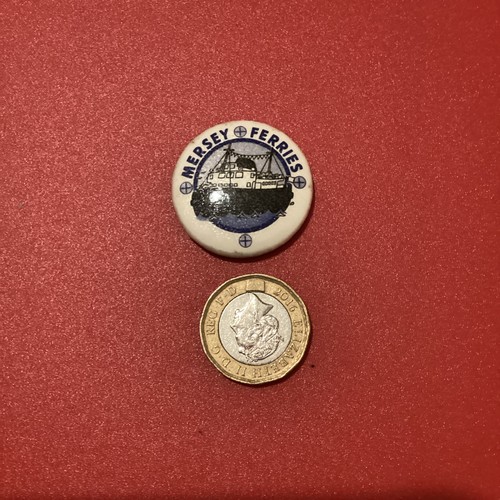 Mersey ferries button pin - mersey,