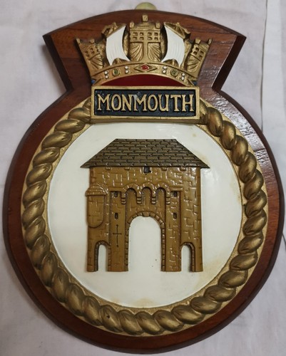 Hms monmouth ship badge - ship,