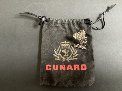 Cunard lion pin badge - cunard,