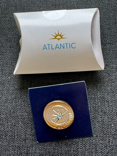 Atlantic metal pin badge - atlantic,