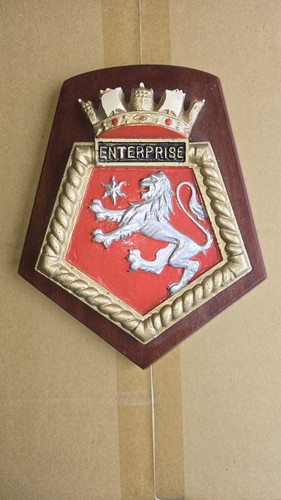 Hms enterprise ship crest - ship,