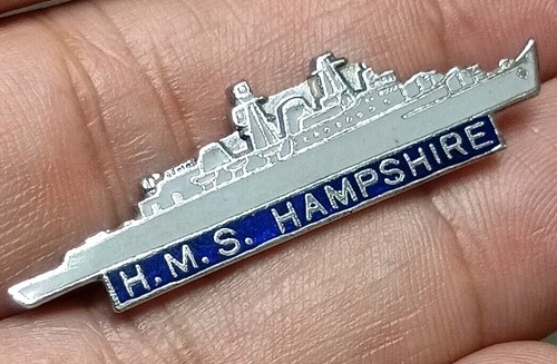 Hms hampshire ship enamel - hampshire,